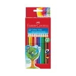 Faber-Castell Акварелни моливи Grip, 12 цвята