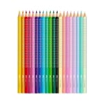 Faber-Castell Цветни моливи Sparkle, кутия - пеперуда, 20 цвята