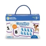 Learning Resources Карти, тип пъзел, за броене, 15.2 x 7.6 cm