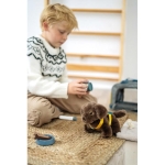 Small Foot Кученце с чанта за носене, с включени аксесоари за грижа