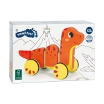 Small Foot Динозавър за дърпане, дървен