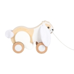 Small Foot Зайче за дърпане, дървено, с шумящи уши