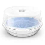 Комплект за кърмене Philips Avent SCD430/50 с ръчна помпа за кърма Natural Motion, стерилизатор за микровълнова, шишета Natural Response 2 бр. от 125мл и 2 броя от 260мл, 2 бр. залъгалки 0-6м, 4 биберона Natural Response, четка