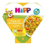 Hipp Био пюре Паеля зеленчуци и пиле 12м. 250г Био 