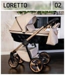 Adbor-бебешка количка 3в1 Loretto: 02