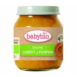 Babybio Био Зеленчуково пюре с морков и тиква 4м. 130г