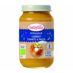 Babybio Био зеленчуково пюре с макарони 8м. 200г
