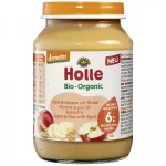 HOLLE Деметер пюре ябълка, банан и спелта 6м. 190г