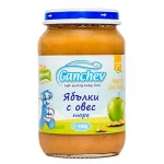 GANCHEV Ябълки с овес 4м. 190г