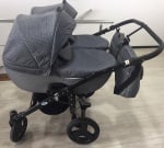 Бебешка количка за близнаци 2в1 Jumper 5 Duo:сив