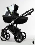 Retrus-Бебешка количка Milano premium 3в1 цвят:14