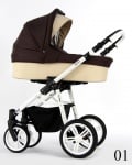 Бебешка количка Retrus Valenso 3в1 цвят:01