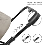 Бебешка КОЛИЧКА с реверсивна дръжка REYA 2in1  до 22 кг 