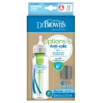 Шише стъклено Dr.Brown's Natural Flow Options+ Narrow 2бр. 250ml