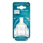 Комплект от 2 бр. Биберони Anti-colic със сила на потока 4, 6м+, Philips AVENT SCY764/02