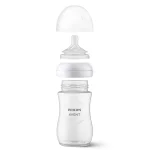 Шише за хранене Natural Response 260 мл с биберон без протичане Natural Response със среден поток, Philips AVENT SCY903/01