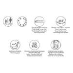 Комплект столче за кола Foppapedretti 3 в 1 Disk Grow i-Size + база Disk i-Size + столче Disk Infant i-Size