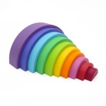 Силиконова сензорна монтесори играчка дъга