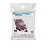 Универсален комарник за бебешка количка бял