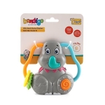 Музикална гризалка с ръкохватки - Слонче