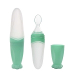 Силиконово шише с лъжица