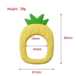 Силиконова ръкавичка и чесалка Ананас 2 бр