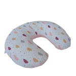 Възглавничка за кърмене муселин и кадифе