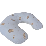 Възглавничка за кърмене от муселин и плетен памук