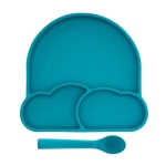 Премиум силиконов комплект 4 части за хранене с вакуумна система