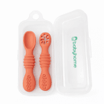 Силиконова чесалка и лъжичка 2 в 1