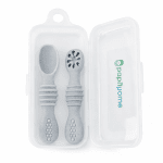 Силиконова чесалка и лъжичка 2 в 1