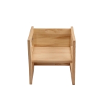 Дървена трансформируема маса, стол