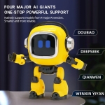 Интелигентен AI робот със гласов асистент, Wi-Fi, интерактивно обучение и LED светлини