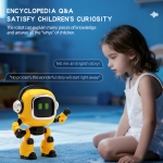 Интелигентен AI робот със гласов асистент, Wi-Fi, интерактивно обучение и LED светлини