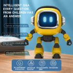 Интелигентен AI робот със гласов асистент, Wi-Fi, интерактивно обучение и LED светлини