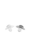 Биберон Twistshake 2 броя 0-6 м Pastel Grey White