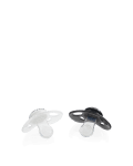 Биберон Twistshake 2 броя Black White 6+ м