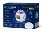 Babyhome Музикален прожектор „Звездно небе“ с часовник, календар и термометър