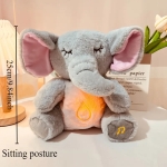 Плюшено бебешко интерактивно слонче Plush Pet (музикално със светлинни ефекти)