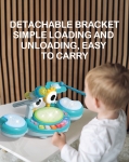 Детски музикален инструмент 3в1 Crab Jazz Drum (барабанна установка с микрофон)