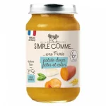 Simple Comme БИО Пюре Див хек и сладък картоф 6м. 190г