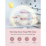 Смарт двойна електрическа помпа за кърма Momcozy M9 Hands-Free, Red