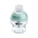 Самостерилизиращо се шише за хранене Tommee Tippee Advanced Anti-Colic+, 150 мл, 0м+, с иновативна система за намаляване на коликите