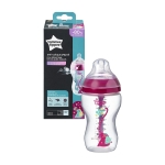 Tommee Tippee Шише за хранене Advanced Anti-Colic 3м+, 340 мл, Розово с декорация 42257975