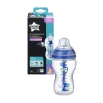 Tommee Tippee Шише за хранене Advanced Anti-Colic 3м+, 340 мл, Синьо с декорация 42257875