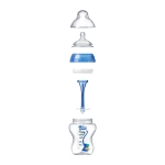 Tommee Tippee Шише за хранене Advanced Anti-Colic 3м+, 340 мл, Синьо с декорация 42257875