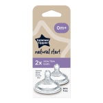 Комплект от 2 броя Биберони Tommee Tippee Natural Start SLOW FLOW