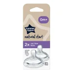 Комплект от 2 броя Биберони Tommee Tippee Natural Start VARIFLOW