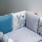 Комплект бебешко спално бельо Scandi blue