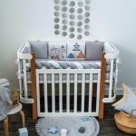 Комплект бебешко спално бельо Scandi grey